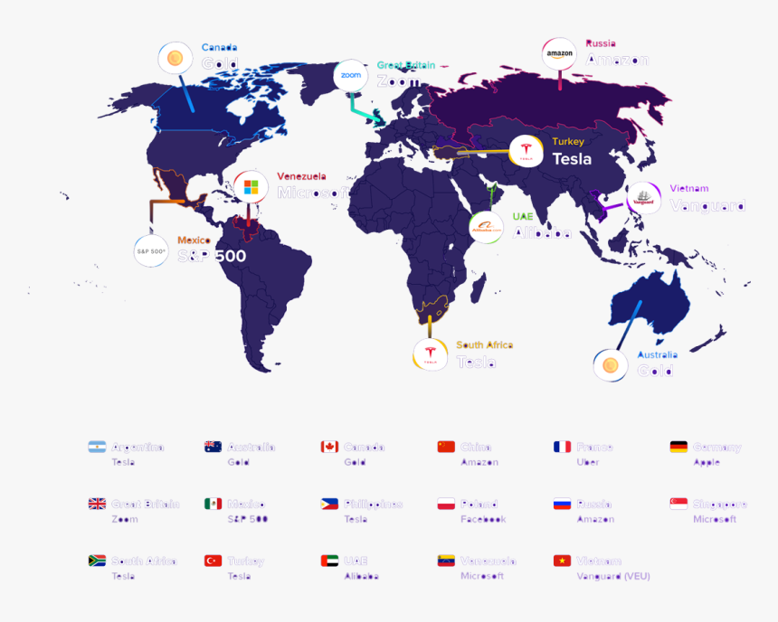 World Map Highlight Mongolia, HD Png Download
