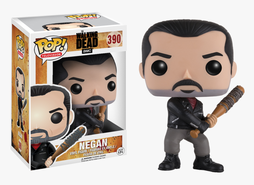 Negan Pop Vinyl Figure - Walking Dead Funko Pop, HD Png Download