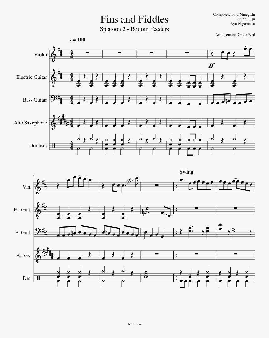 Hall Of The Mountain King Alto Sax Sheet Music, HD Png Download