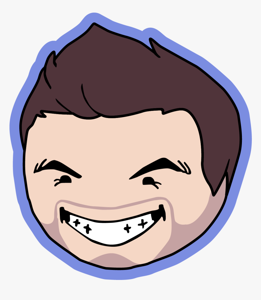 Jacksepticeye Face Png -ryan Grump Head, Hd Png Download - Game Grump Guest Heads, Transparent Png