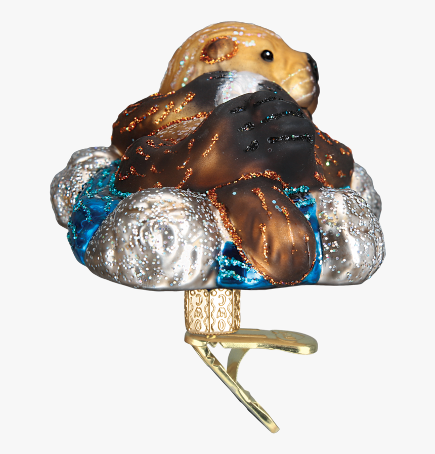 Floating Sea Otter Ornament - Crystal, HD Png Download