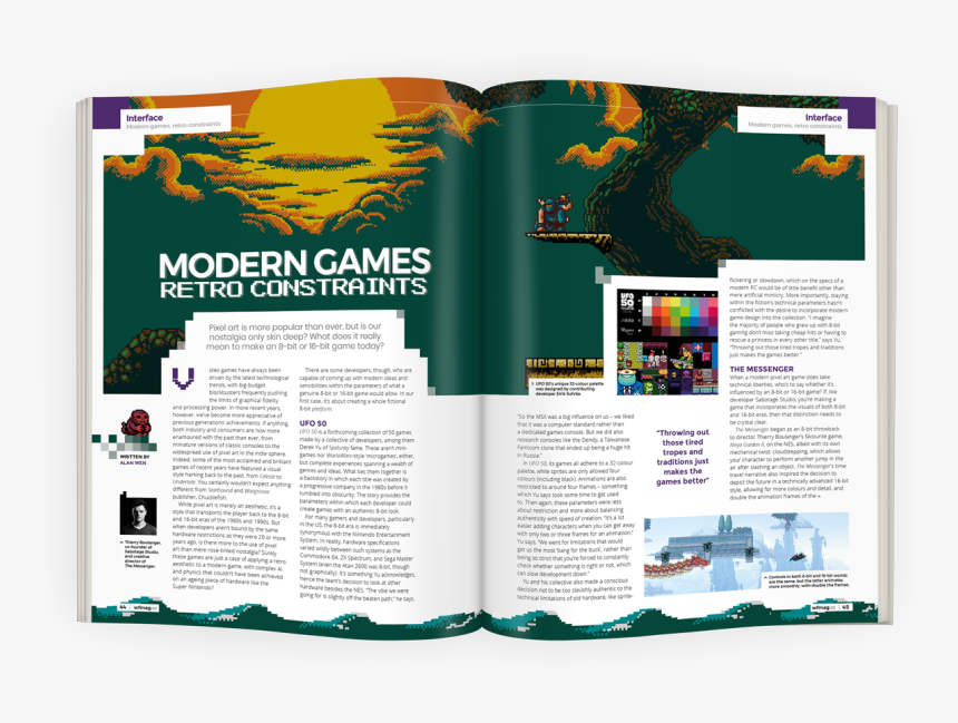 Modern Games Made With Old-school Constraints - Brochure, HD Png Download
