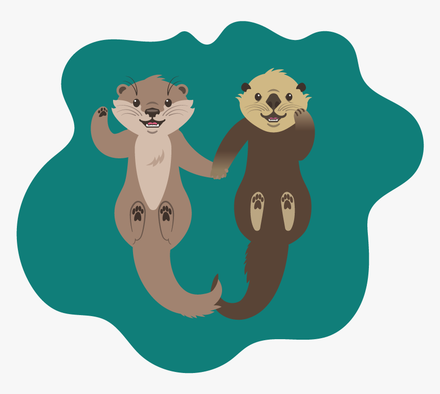 Otter Clipart Transparent - Otter Clipart Transparent Background, HD Png Download