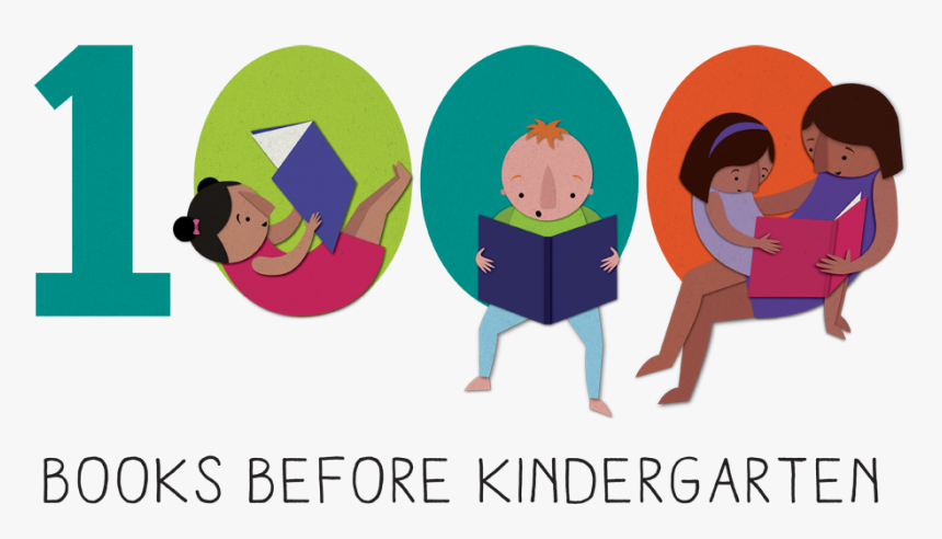 1000 Books Before Kindergarten Clipart, HD Png Download