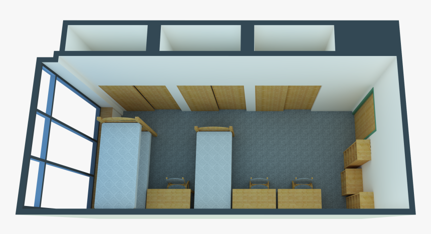 Converted Triple - Depaul University Seton Hall Quad, HD Png Download