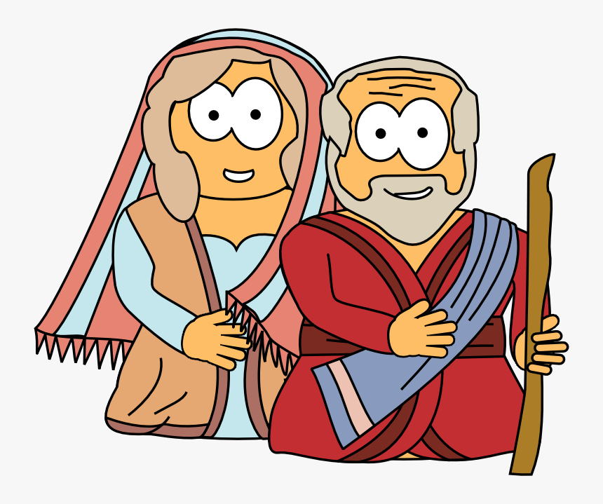 Transparent Book Binding Png - Abraham And Sarah Clipart, Png Download