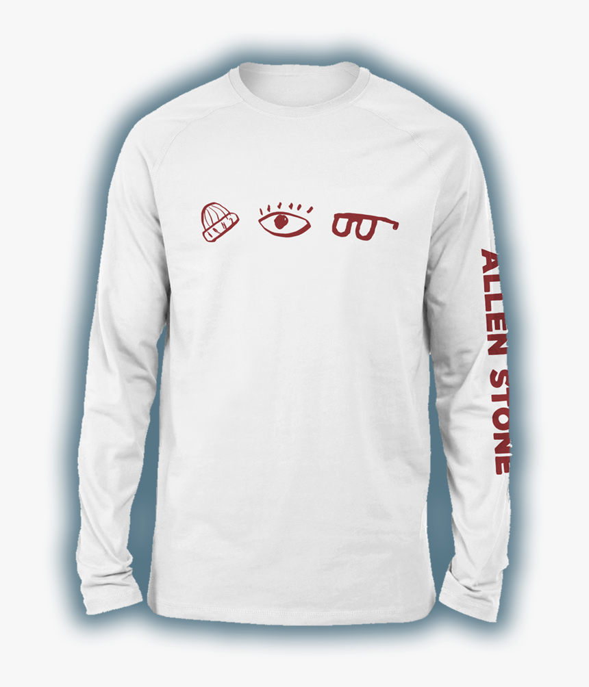 White Long Sleeve - Long-sleeved T-shirt, HD Png Download