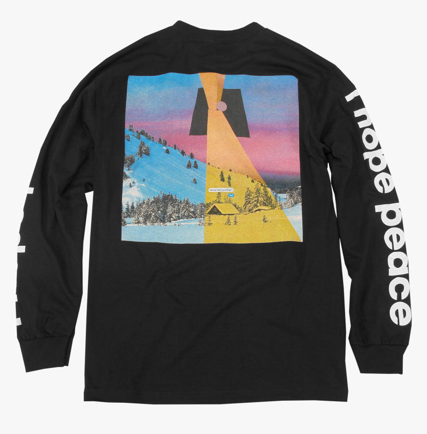 I Hope Peace Black Long Sleeve - Splatoon 2 Shirt, HD Png Download