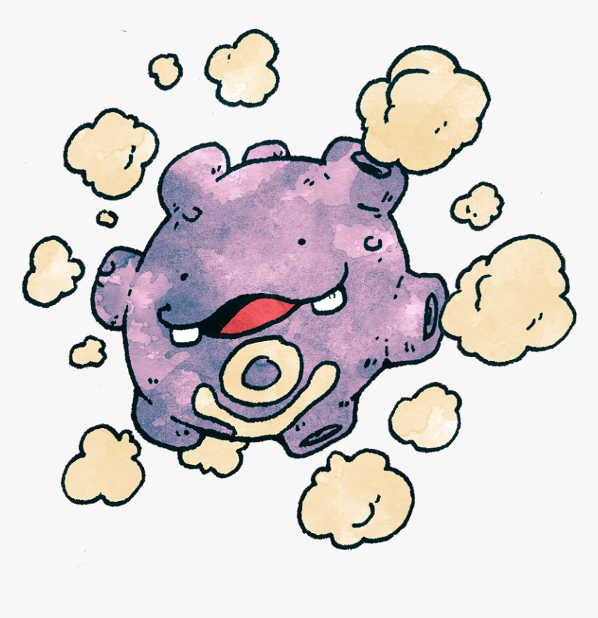 Inspired By @mossworm ‘s Koffing - Cartoon, HD Png Download
