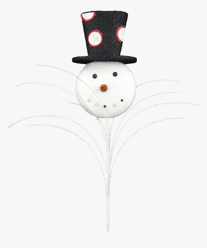 Lg Snowman Head Spray - Snowman, HD Png Download