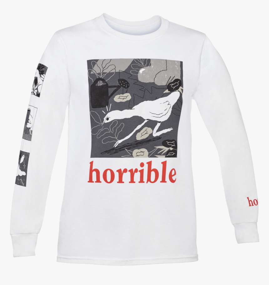 Long-sleeved T-shirt, HD Png Download