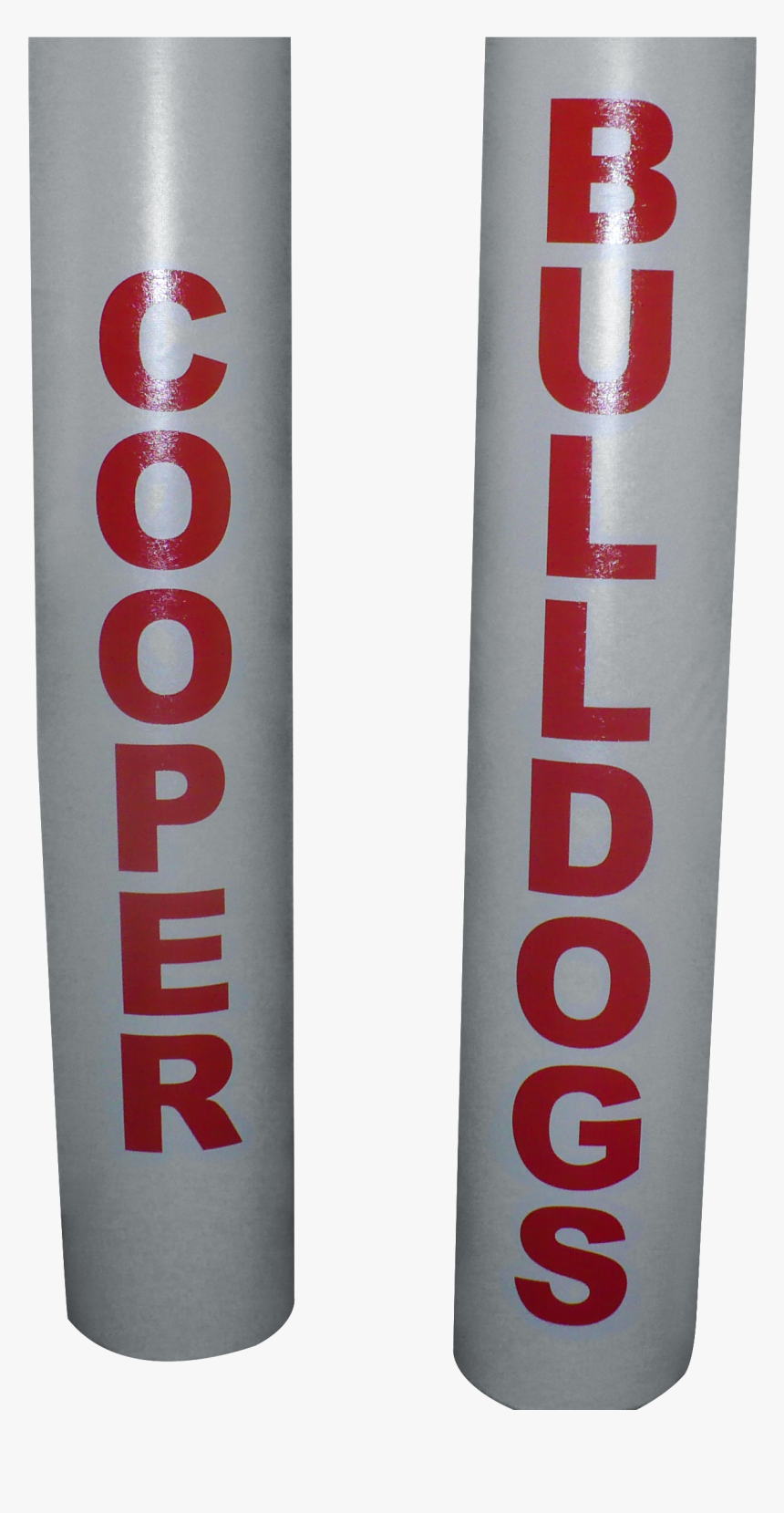 Padding With Custom Logo For Round Soccer Goal Post - Badminton, HD Png Download