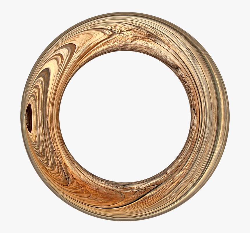 Ring, Round, Pattern, Wood, Holzartig, Circle, Movement - Circulos De Madeira Png, Transparent Png