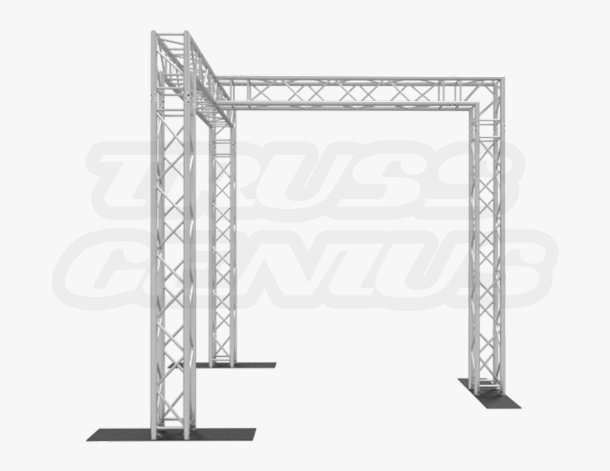 10-foot Truss Goal Post With 3 Legs And Center Beam - Arch, HD Png Download