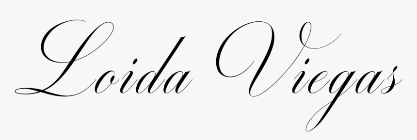 Loida Viegas - Calligraphy, HD Png Download