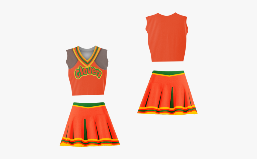 Purple Cheerleader Costume, HD Png Download