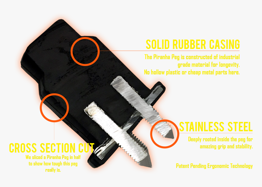 Piranha Pegs, HD Png Download