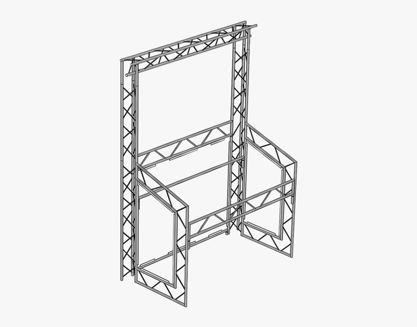 Dj Booth Facade Truss, HD Png Download