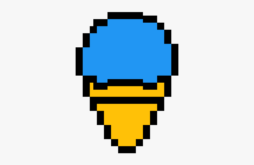 Ice Cream Pixel Art, HD Png Download