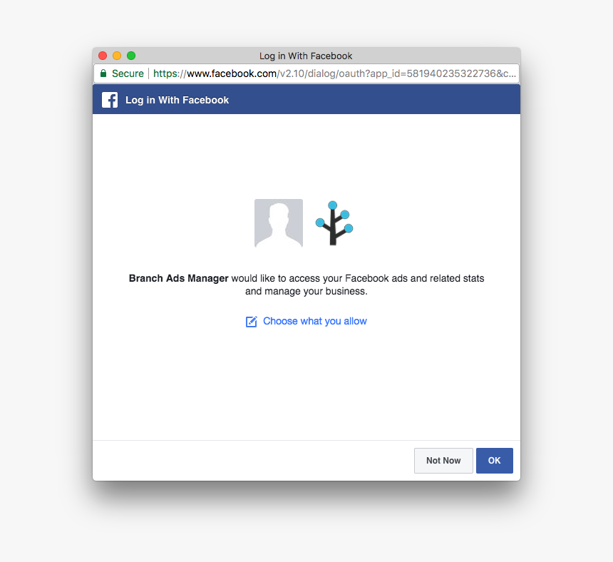 Oauth Scopes - Facebook Open Graph Example, HD Png Download
