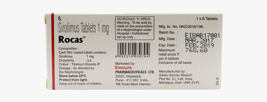 Rocas 1 Mg Tablet, HD Png Download
