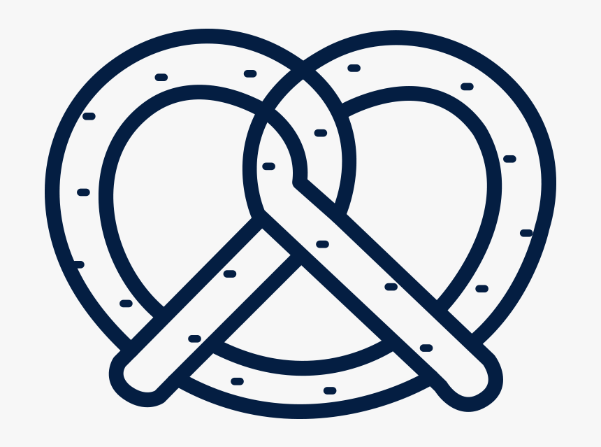 Food Manufacturing - Pretzels Black And White, HD Png Download