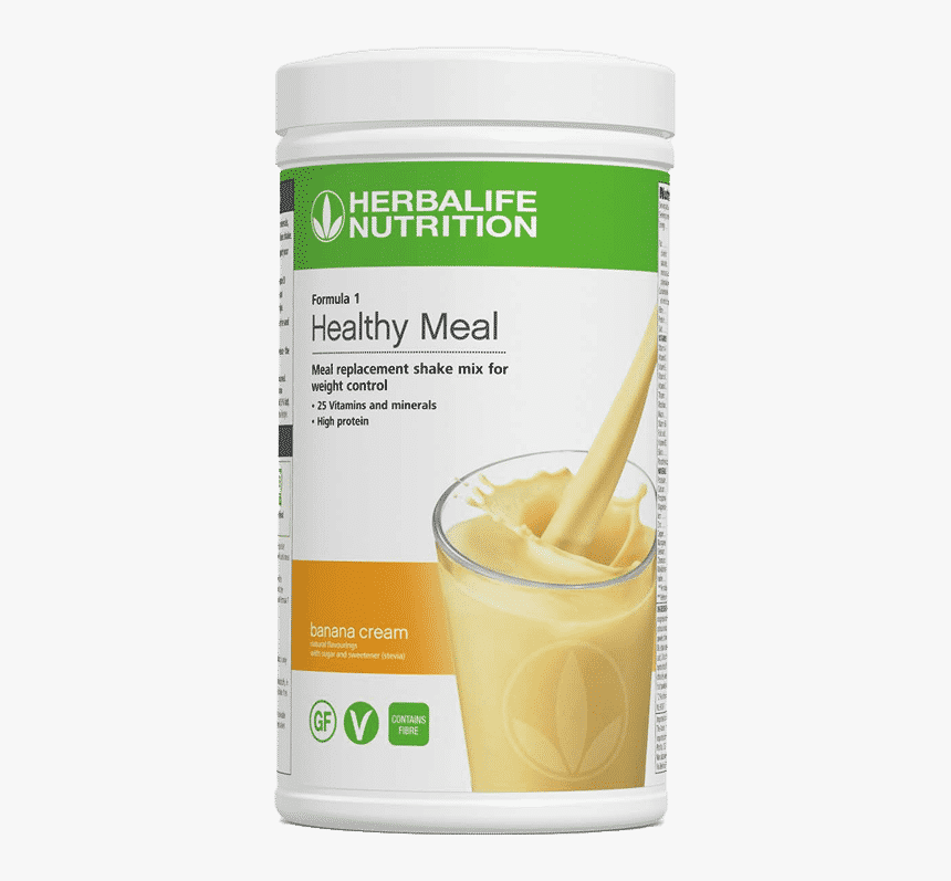 Herbalife Banana Cream New F1 Shake Cutout - Herbalife Shake Banana Cream, HD Png Download