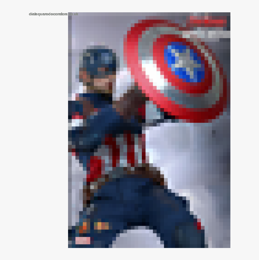 Authentic Rare Captain America Hot Toys Aou Mms281 - Captain America Raising Shield, HD Png Download