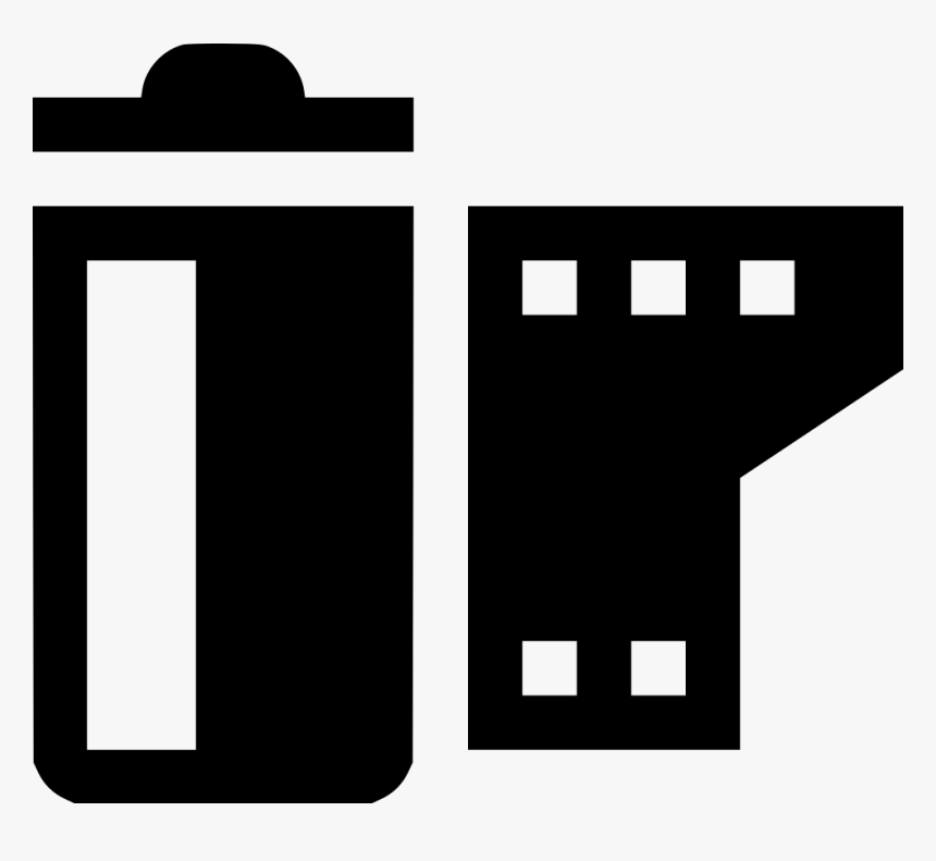 Film Roll Camera - Videocamera Stencil, HD Png Download
