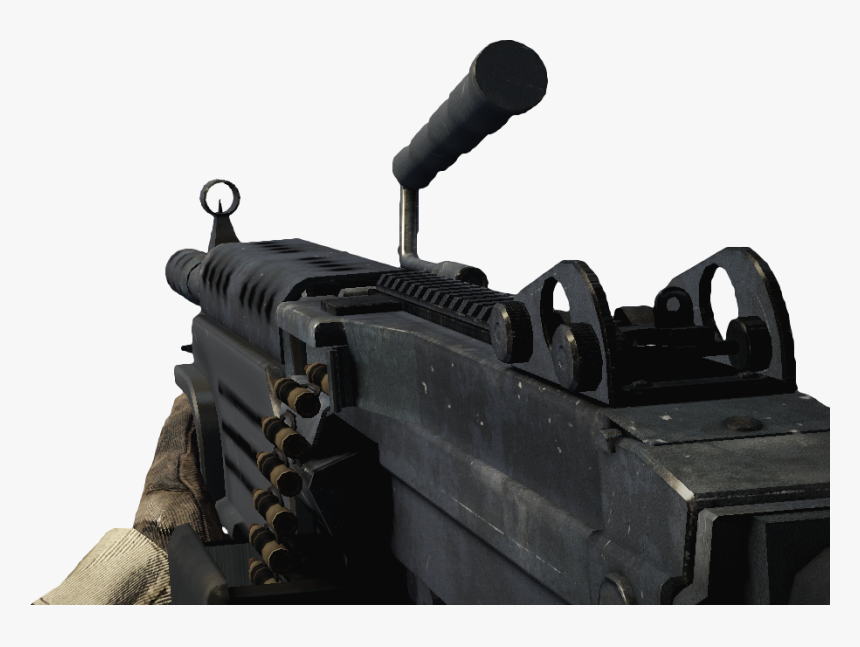 M249 Saw First Person, HD Png Download