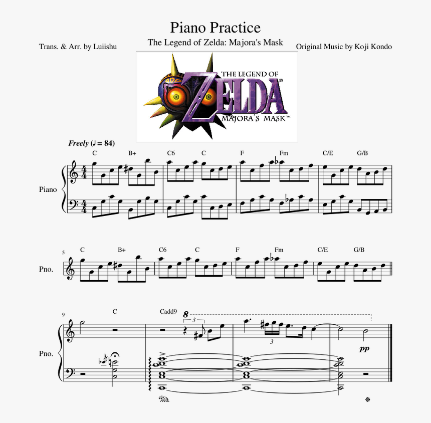 Zelda Majoras Mask Piano, HD Png Download