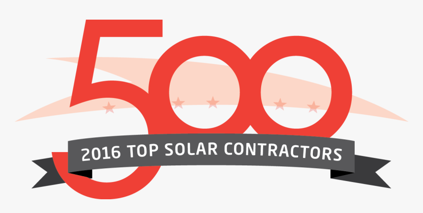 Top 500 Logo - 2016 Top Solar Contractors, HD Png Download