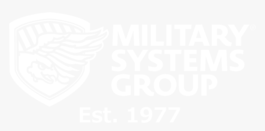 Military Systems Group White Logo W Est Date - Hyatt Regency Logo White, HD Png Download