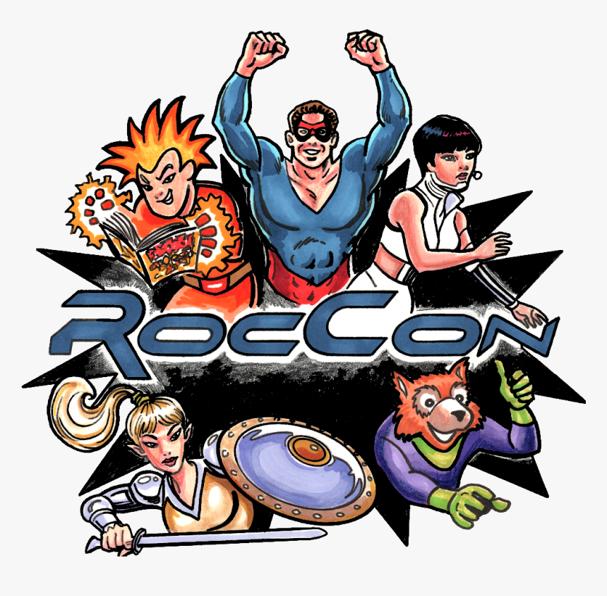 Roccon Rochester S Comic & Pop Culture Convention - Roccon Logo, HD Png Download