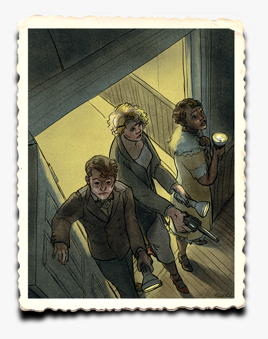 Peering Through Darkness - Illustration, HD Png Download