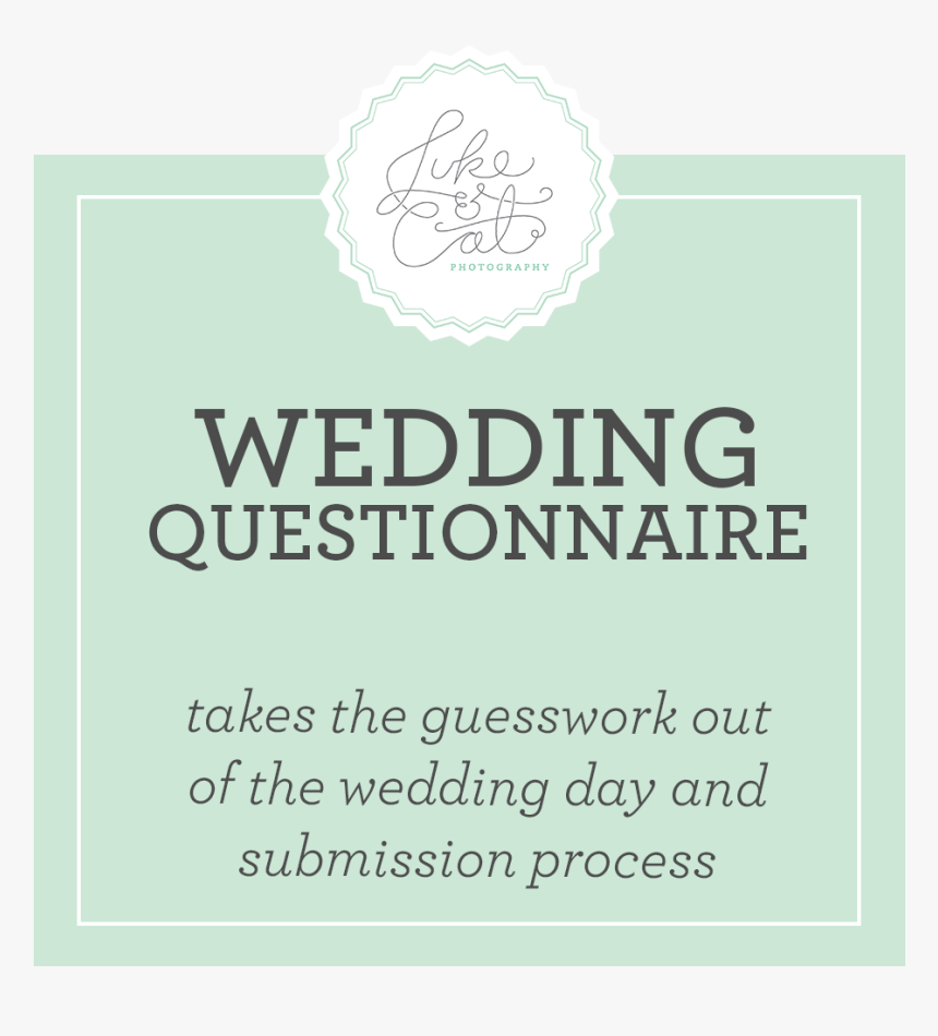 Image Of Wedding Questionnaire - Paper, HD Png Download