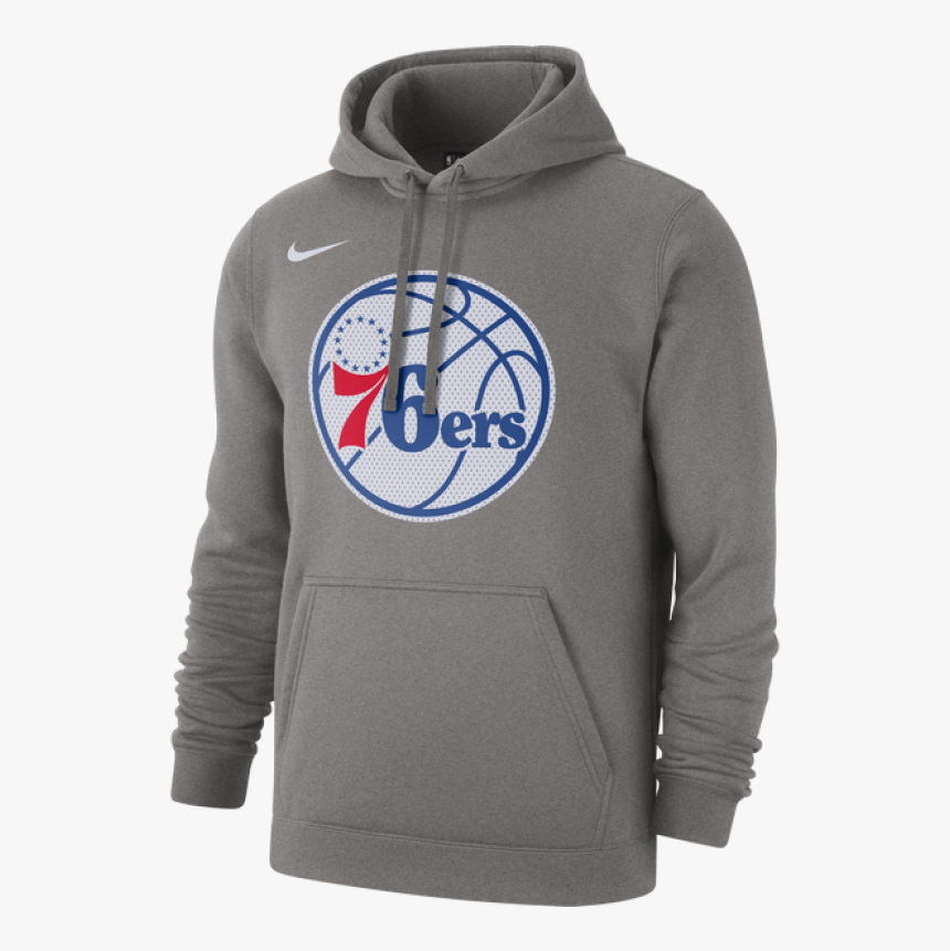 Nike Nba Philadelphia 76ers Po Club Fleece Logo - Nike Nba Hoodies 76ers, HD Png Download
