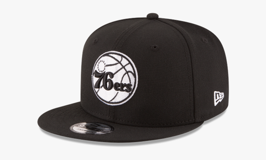 New Era 9fifty Philadelphia 76ers Basic Snapback Black - Oakland A's Hat Black, HD Png Download