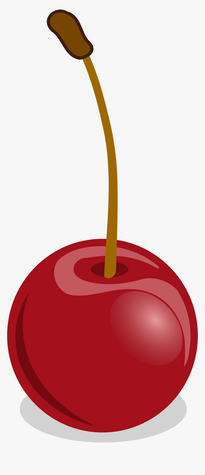 Cherry By @anarres, A Shiny, Delicious-looking Cherry - Cherry Clip Art, HD Png Download