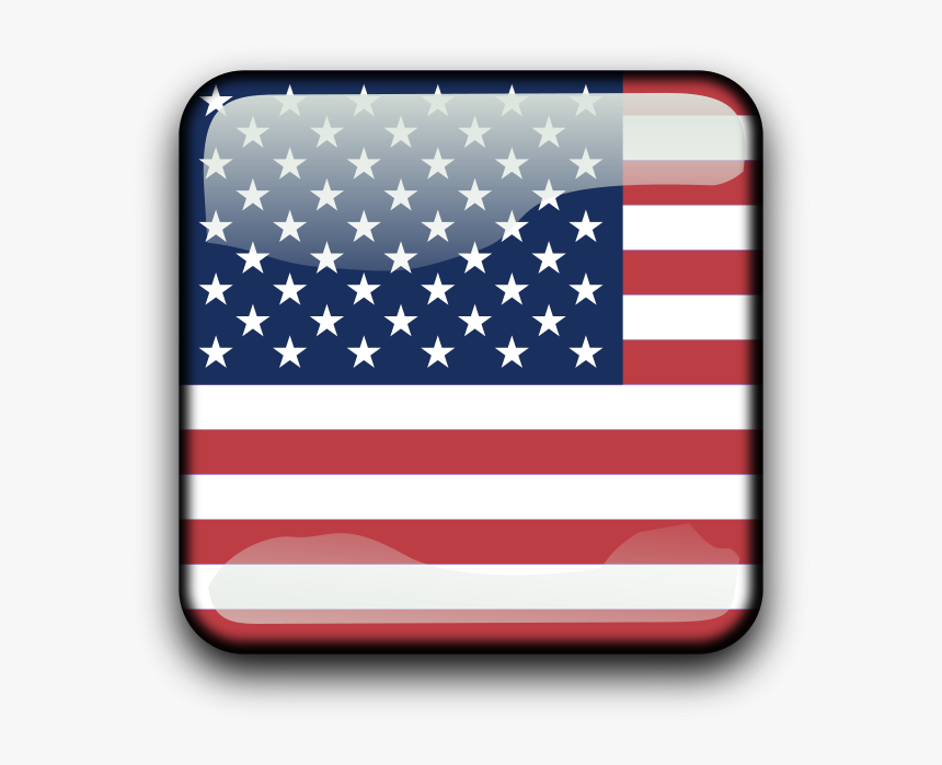 Us United States Fav 555px - United States Flag Square Icon, HD Png Download