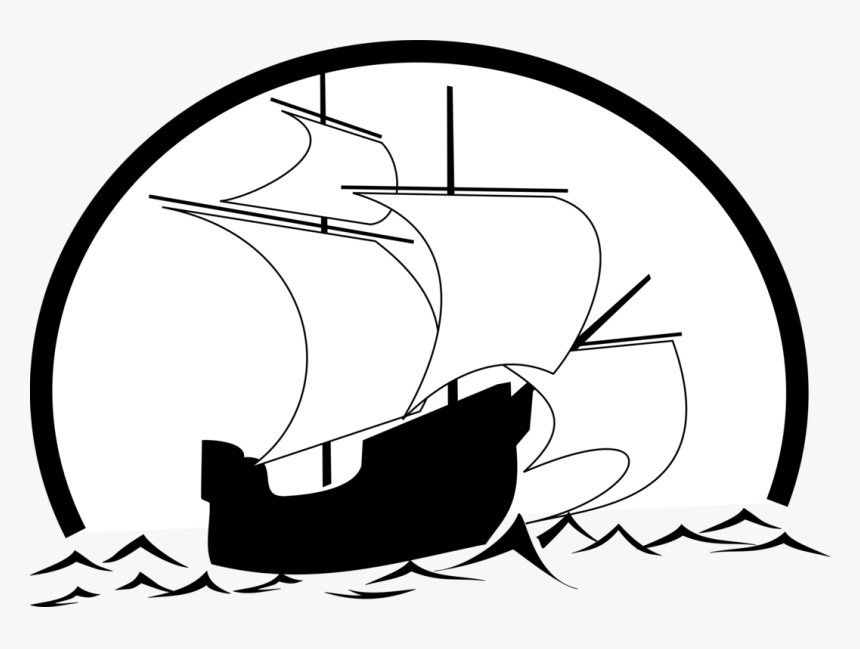 Sailing Ship Sailboat Drawing Cc0 - Clip Art, HD Png Download