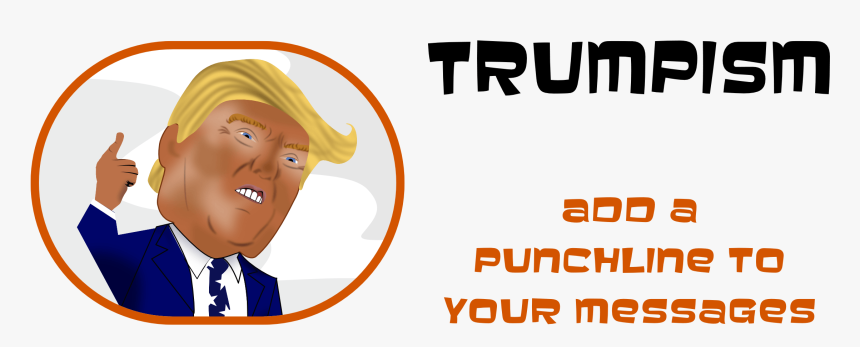 Trumpism Imessage Digital Stickers - Cartoon, HD Png Download