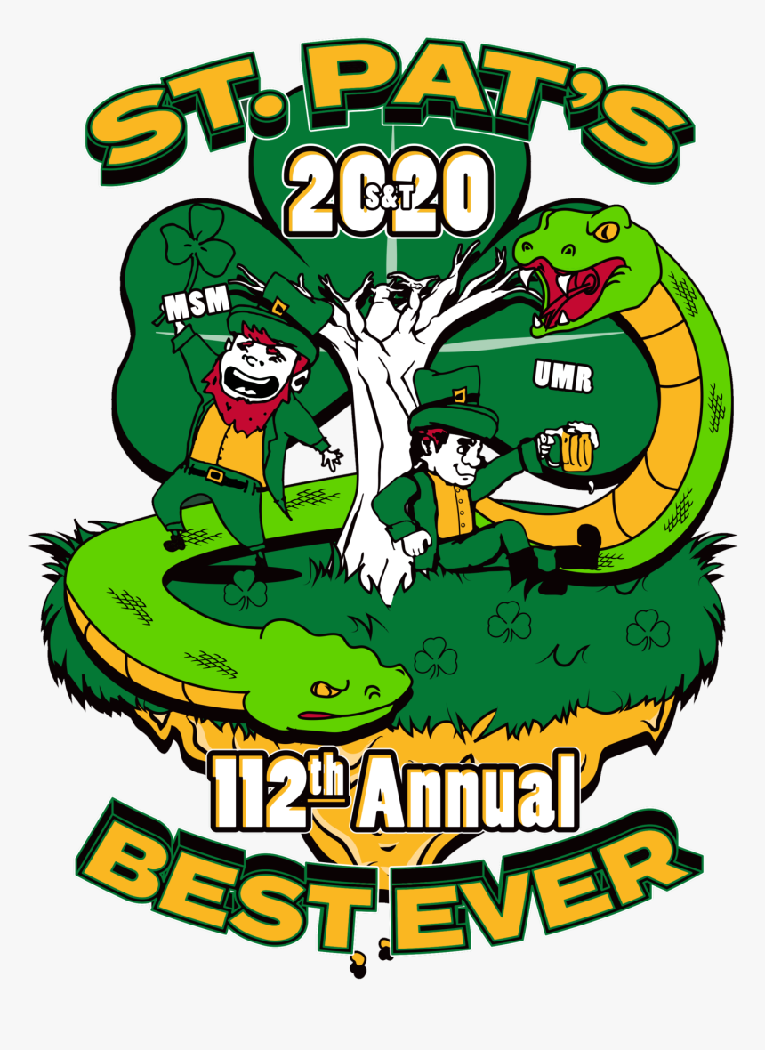 St Pats Logo - Cartoon, HD Png Download