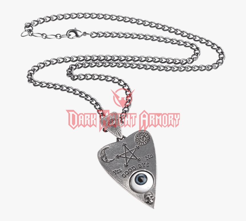 Alchemy Planchette Pendant Eye Ouija Board Necklace - Anello Ouija, HD Png Download