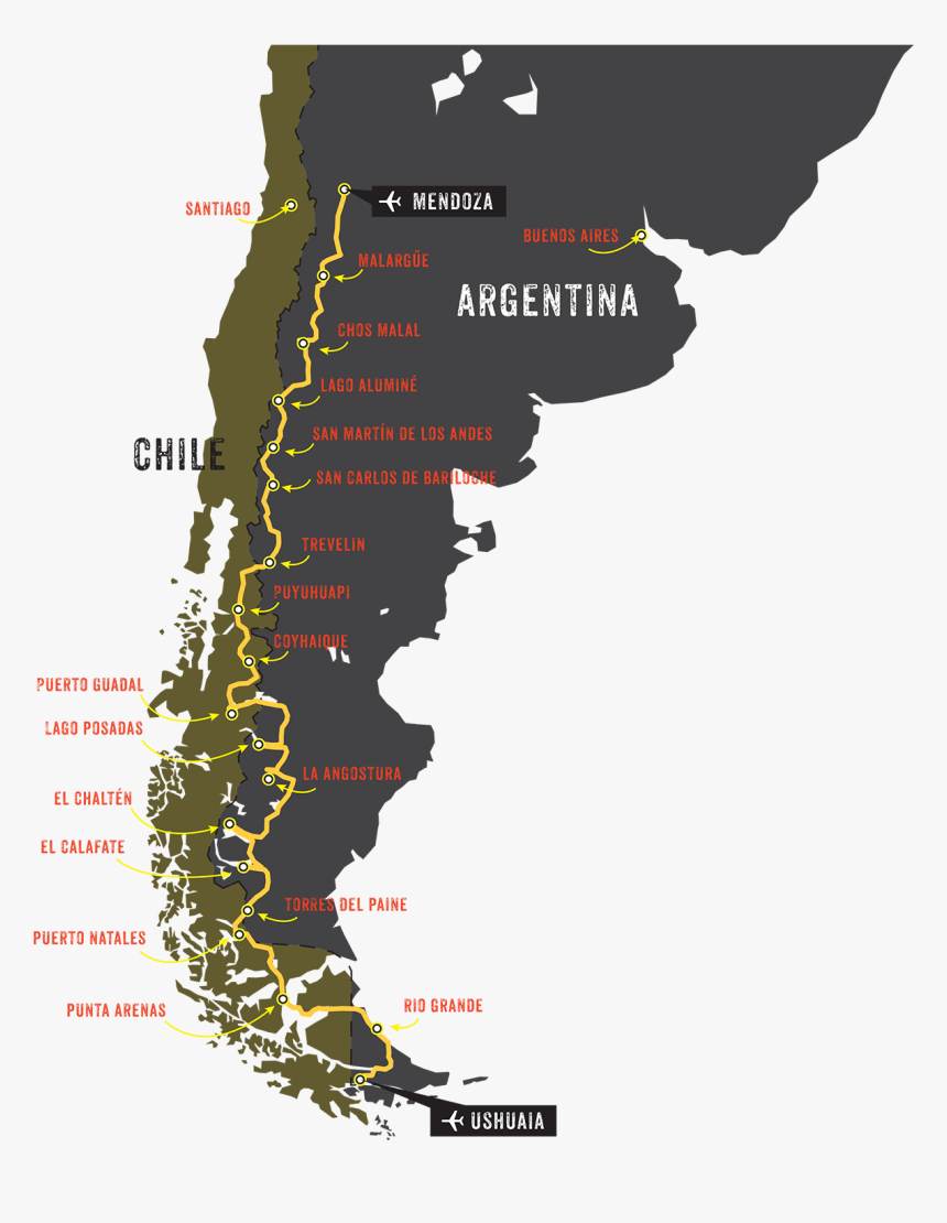 South America Map Simple, HD Png Download