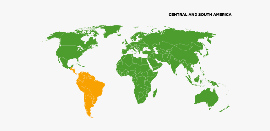 World Map Countries Grey, HD Png Download