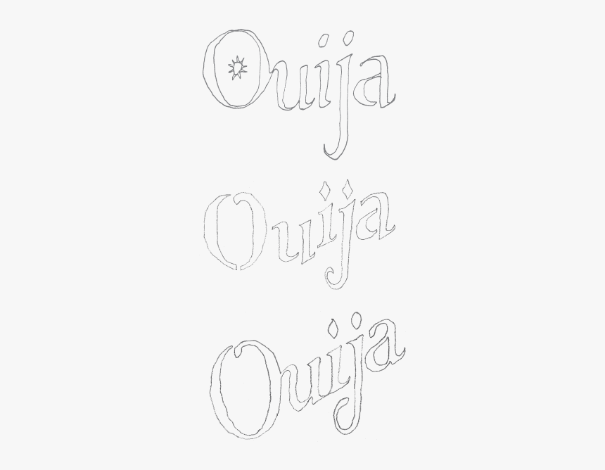 Ouija Logo Web-2 - Drawing, HD Png Download