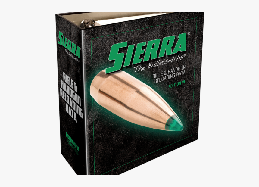6th Edition Reloading Manual Now Available - Bullet, HD Png Download