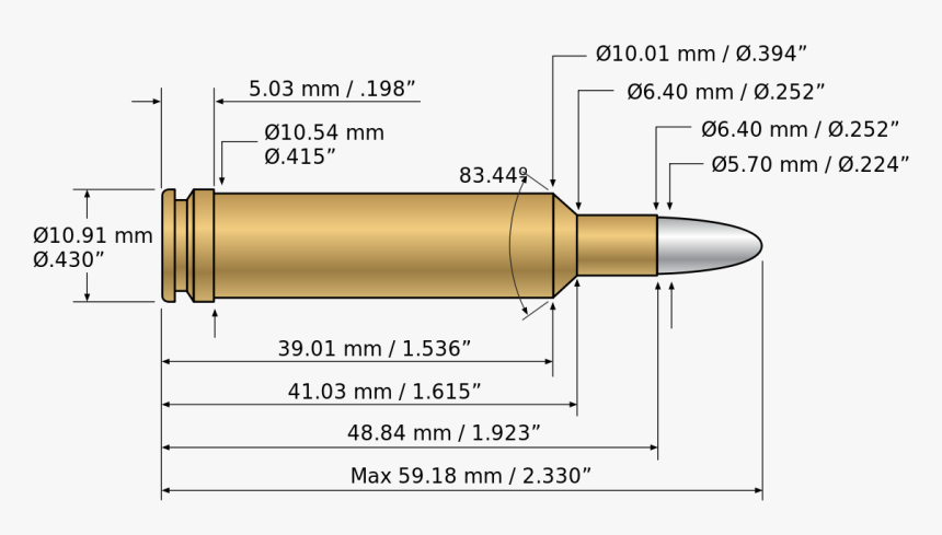 224 Valkyrie Case Dimensions, HD Png Download