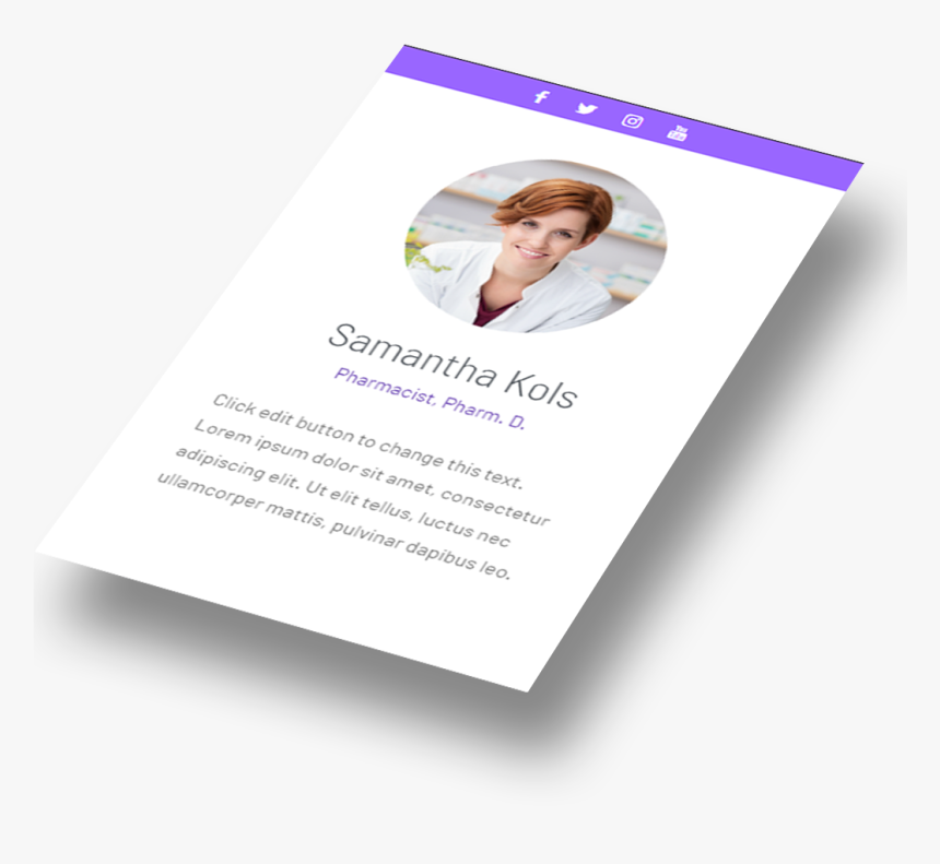 Pharmacy Website Testimonial Section - Brochure, HD Png Download